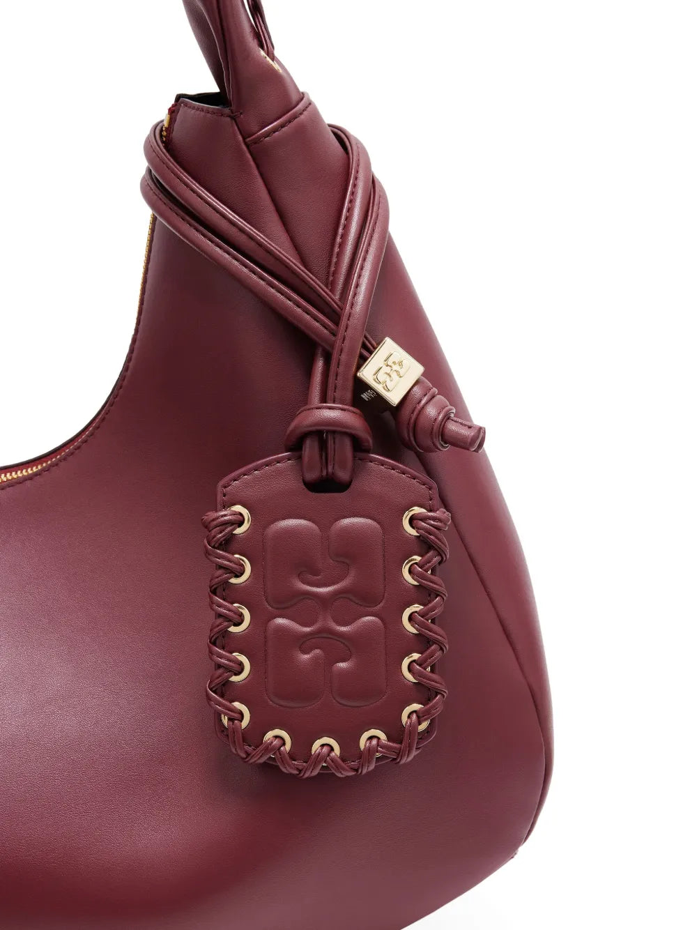 Ganni Medium Hobo Shoulder Bag — Same as shown — Size One Size — Top View