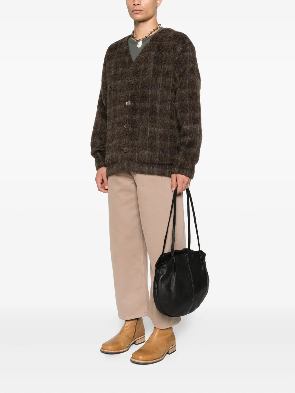 Sommet Leather Shoulder Bag — Same as shown — Size One Size — Side View