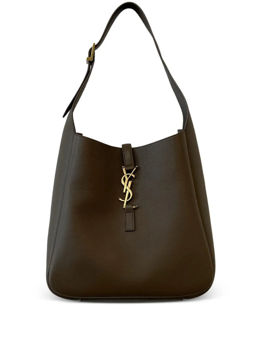 Saint Laurent Logo Plaque Shoulder Bag — Same as shown — Size One Size — Front View