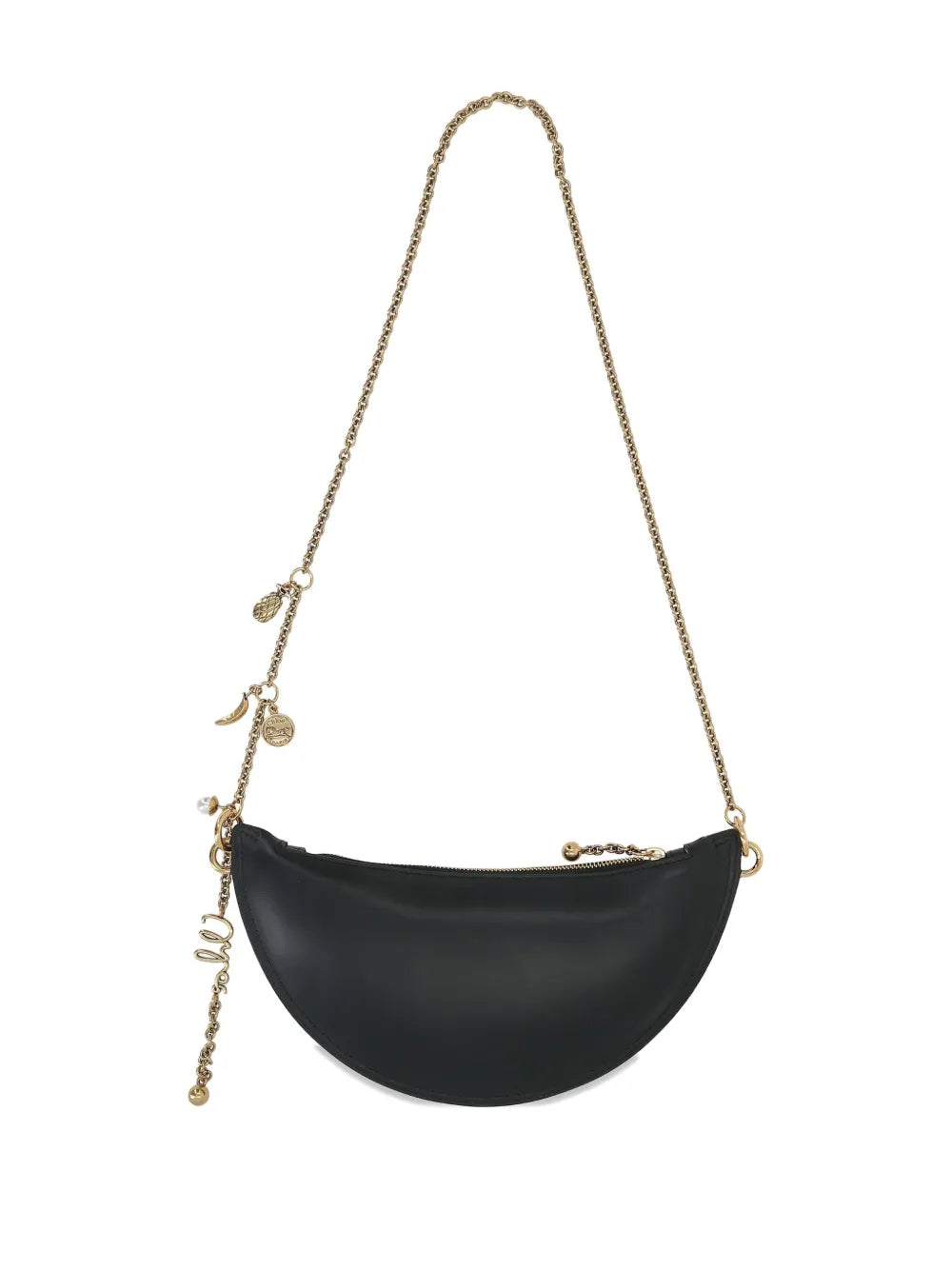 Chloe Crescent Shaped Chain Shoulder Bag — Same as shown — Size One Size — Side View