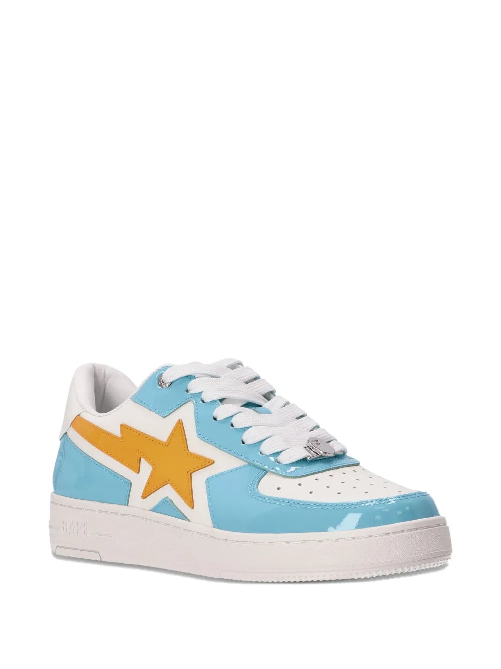 A Bathing Ape?Star Lightning Sneakers — Light Blue — Size US M 3.5 - US W 5 — Side View