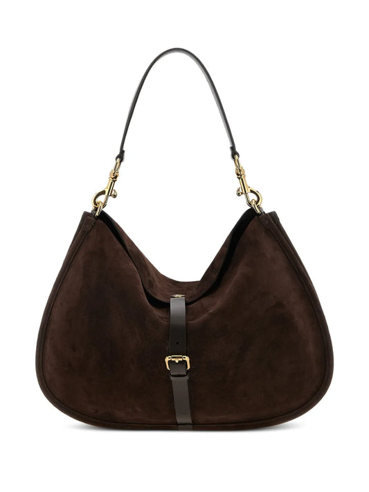 Etro Large Buckle Shoulder Bag — Same as shown — Size One Size — Front View