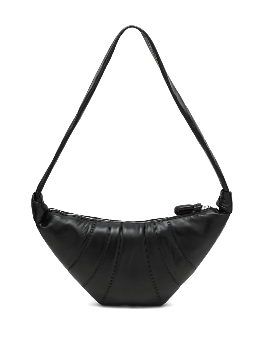 Lemaire Medium Croissant Leather Shoulder Bag — Same as shown — Size One Size — Back View