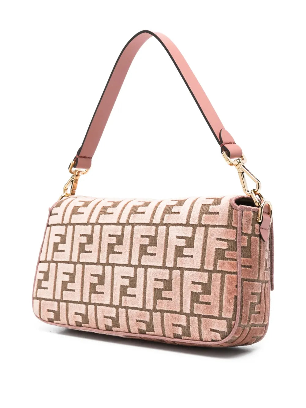 Fendi Medium Baguette Ff Pattern Shoulder Bag — Same as shown — Size One Size — Back View