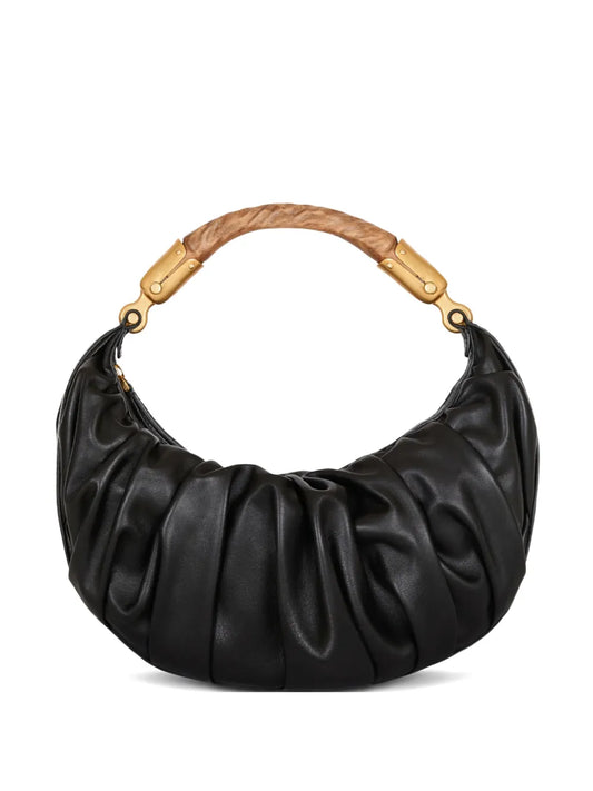 Balmain Medium Ebene Shoulder Bag — Same as shown — Size One Size — Front View