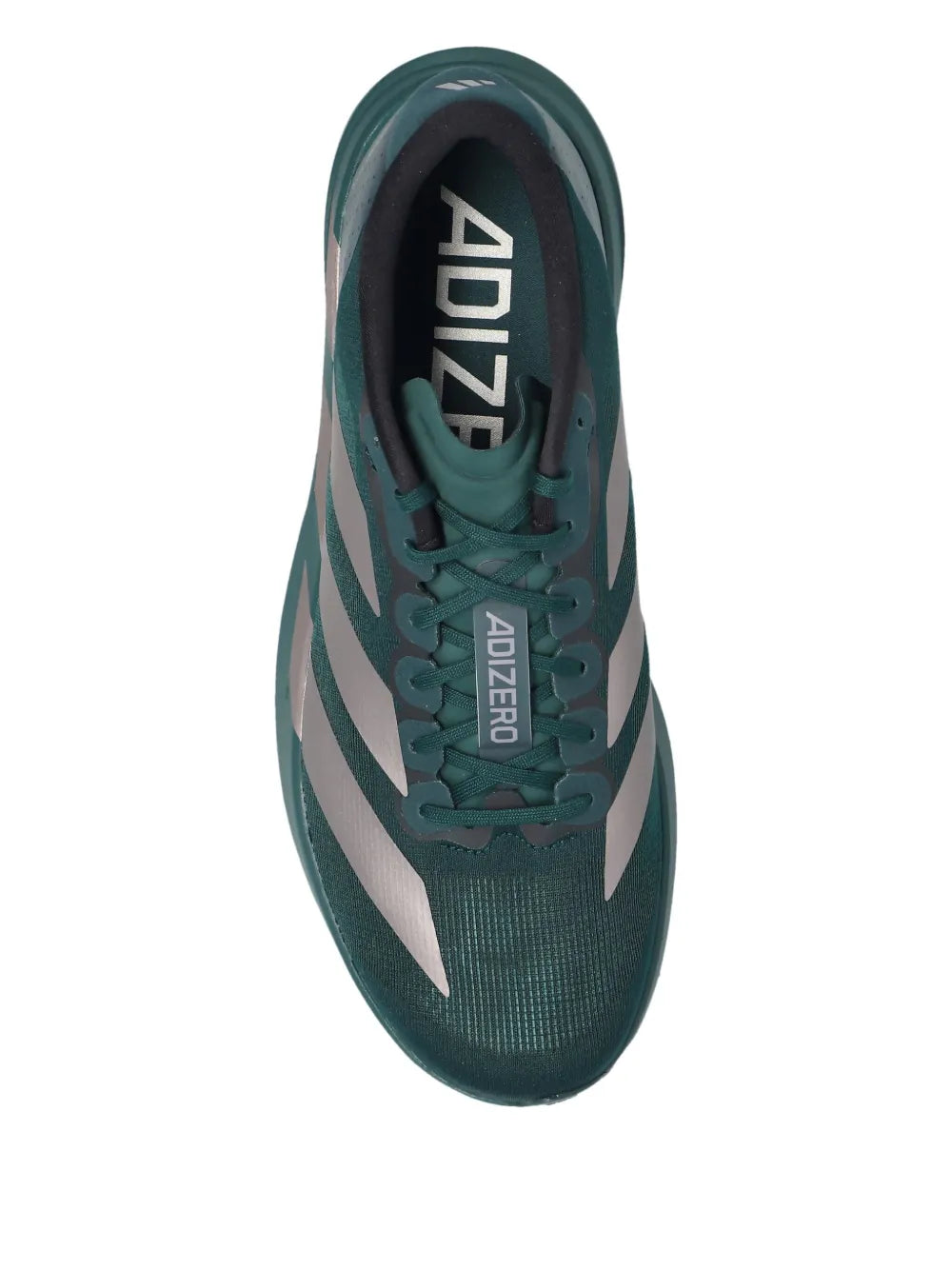 adidas Adizero Evo Sl Sneakers — Dark Green — Size US M 9 - US W 10.5 — Top View