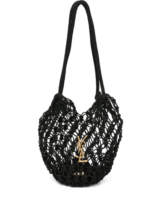 Saint Laurent Knotted Tote Bag — Same as shown — Size One Size — Front View