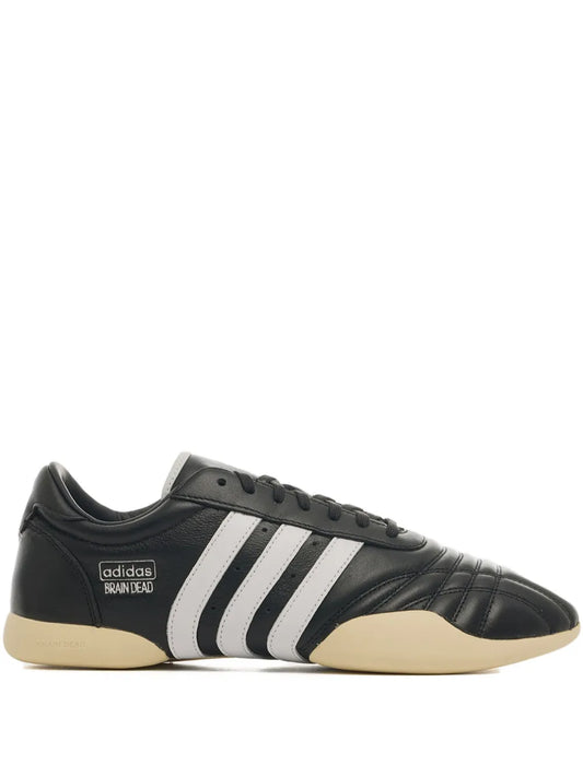 adidas Quilted-Embellishment Sneakers — Black — Size US M 9.5 - US W 11 — Front View