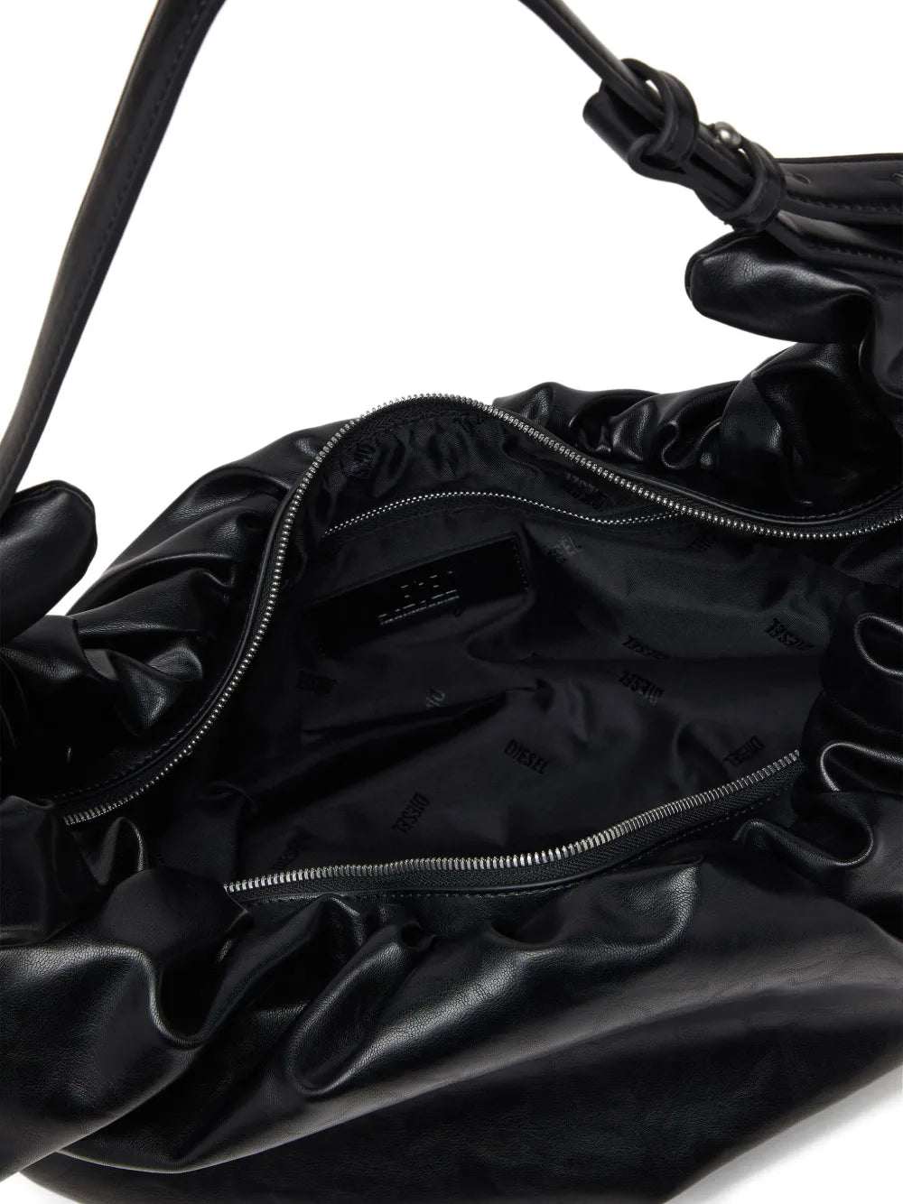 Diesel Large Grab D Scrunched Shoulder Bag — Same as shown — Size One Size — Detail View