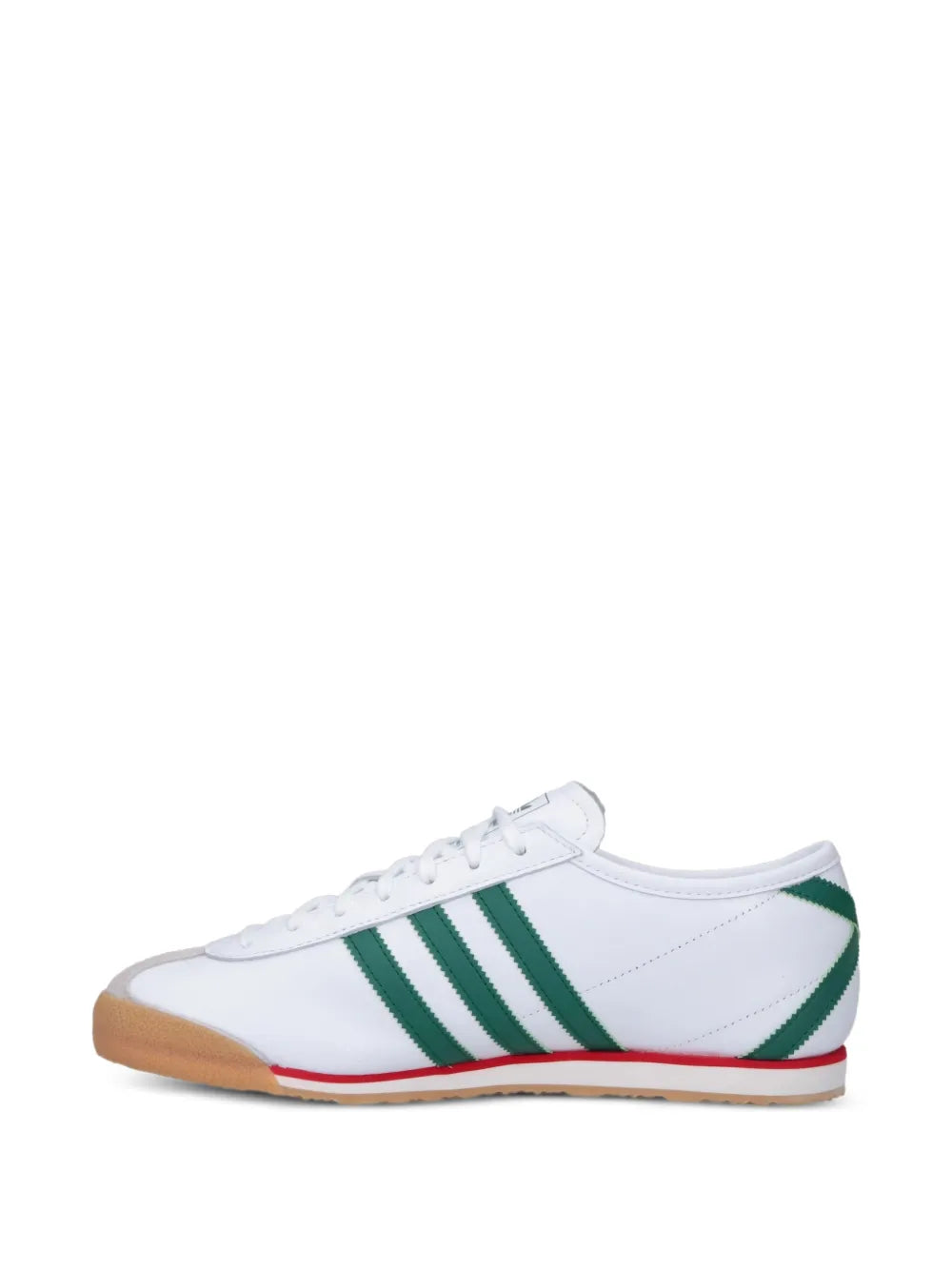 adidas 70S Italian Three-Stripe Leather Trainers — White — Size US M 10 - US W 11.5 — Detail View