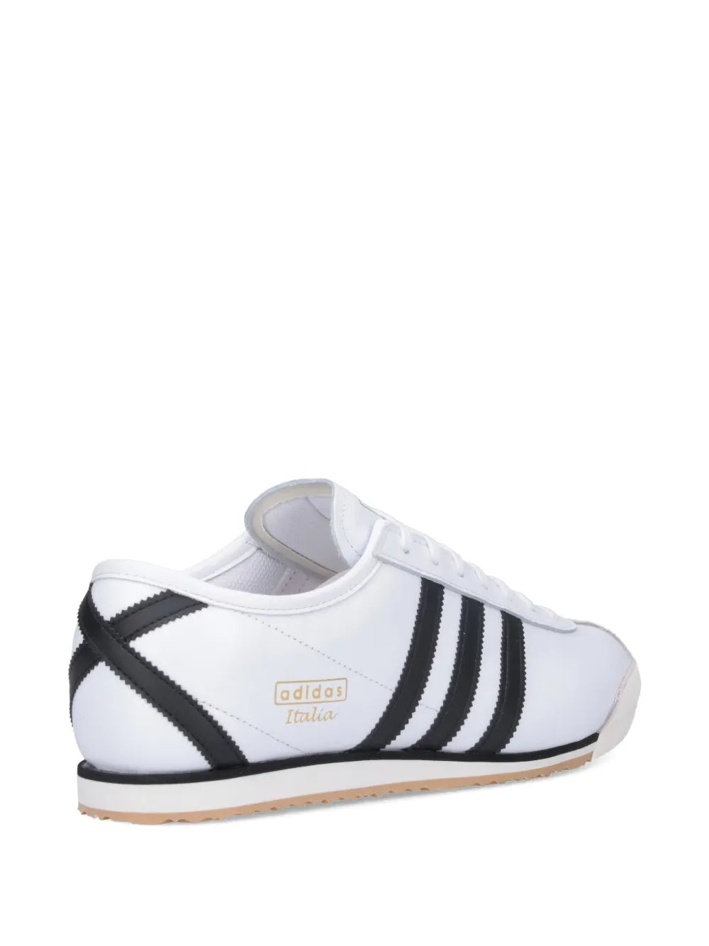 adidas 70S Italian Three-Stripe Leather Sneakers — White — Size US M 10 - US W 11.5 — Top View