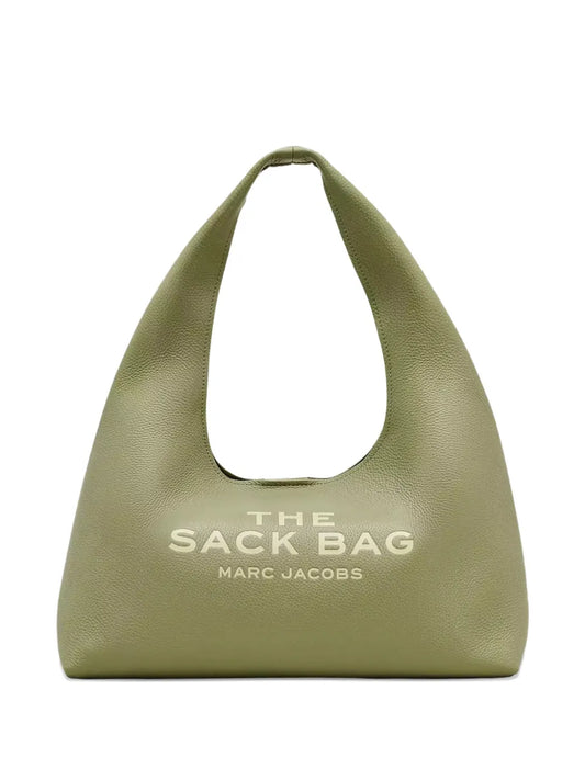 Marc Jacobs The Sack Logo Plaque Leather Shoulder Bag — Same as shown — Size One Size — Front View
