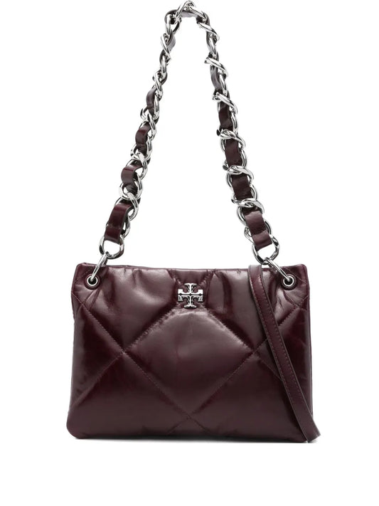 Tory Burch Quilted Chain Strap Shoulder Bag — Same as shown — Size One Size — Front View