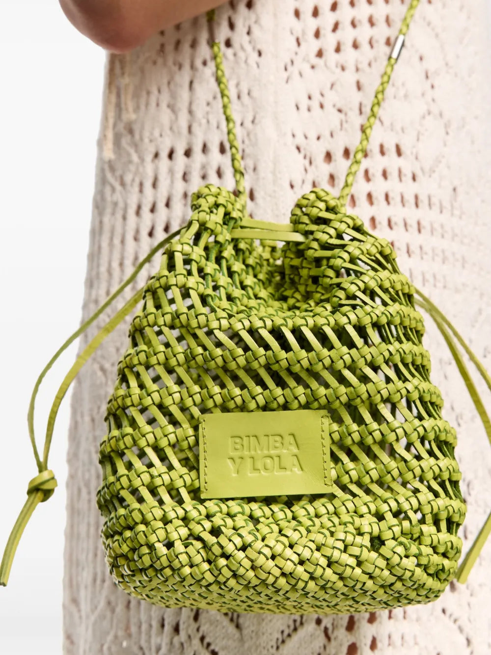 Bimba Y Lola Plaited Leather Mini Bag — Same as shown — Size One Size — Top View