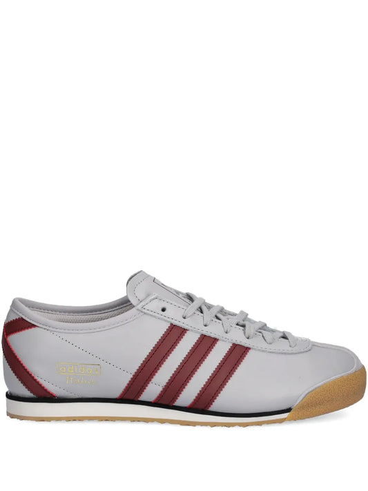 adidas Italia 70S Leather Sneakers — Grey — Size US M 11 - US W 12.5 — Front View