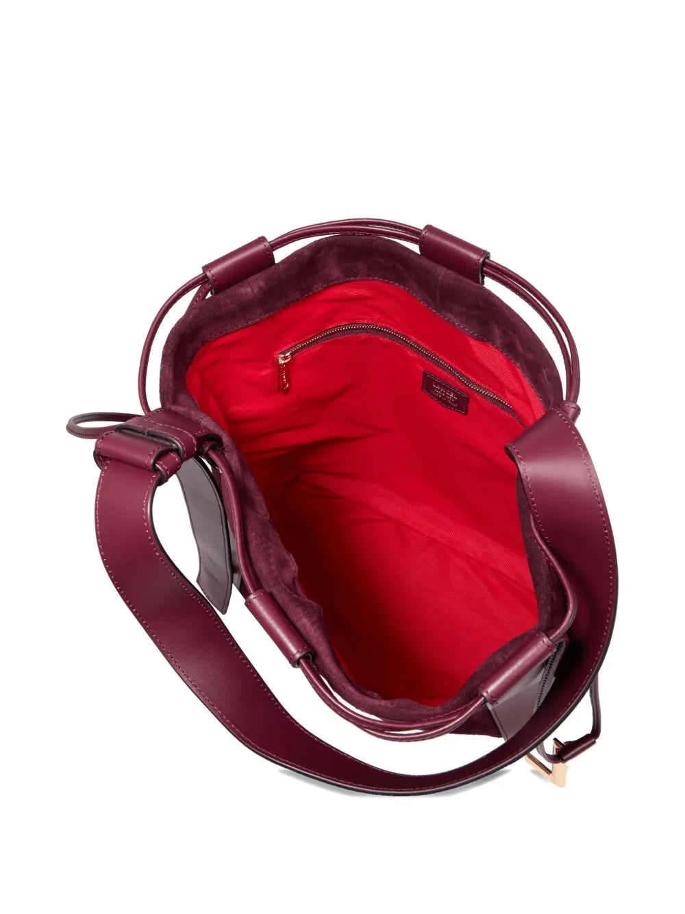 Lancel Medium Elles Suede Bucket Bag — Same as shown — Size One Size — Detail View