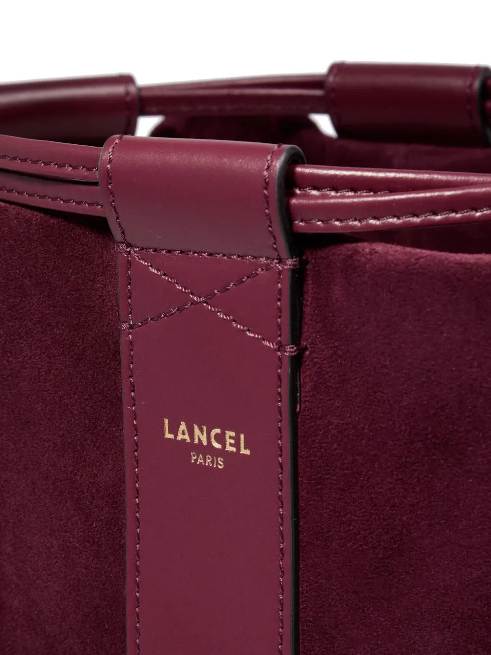 Lancel Medium Elles Suede Bucket Bag — Same as shown — Size One Size — Top View