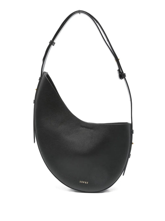 Soeur Wino Crescent Sheepskin Shoulder Bag — Same as shown — Size One Size — Front View