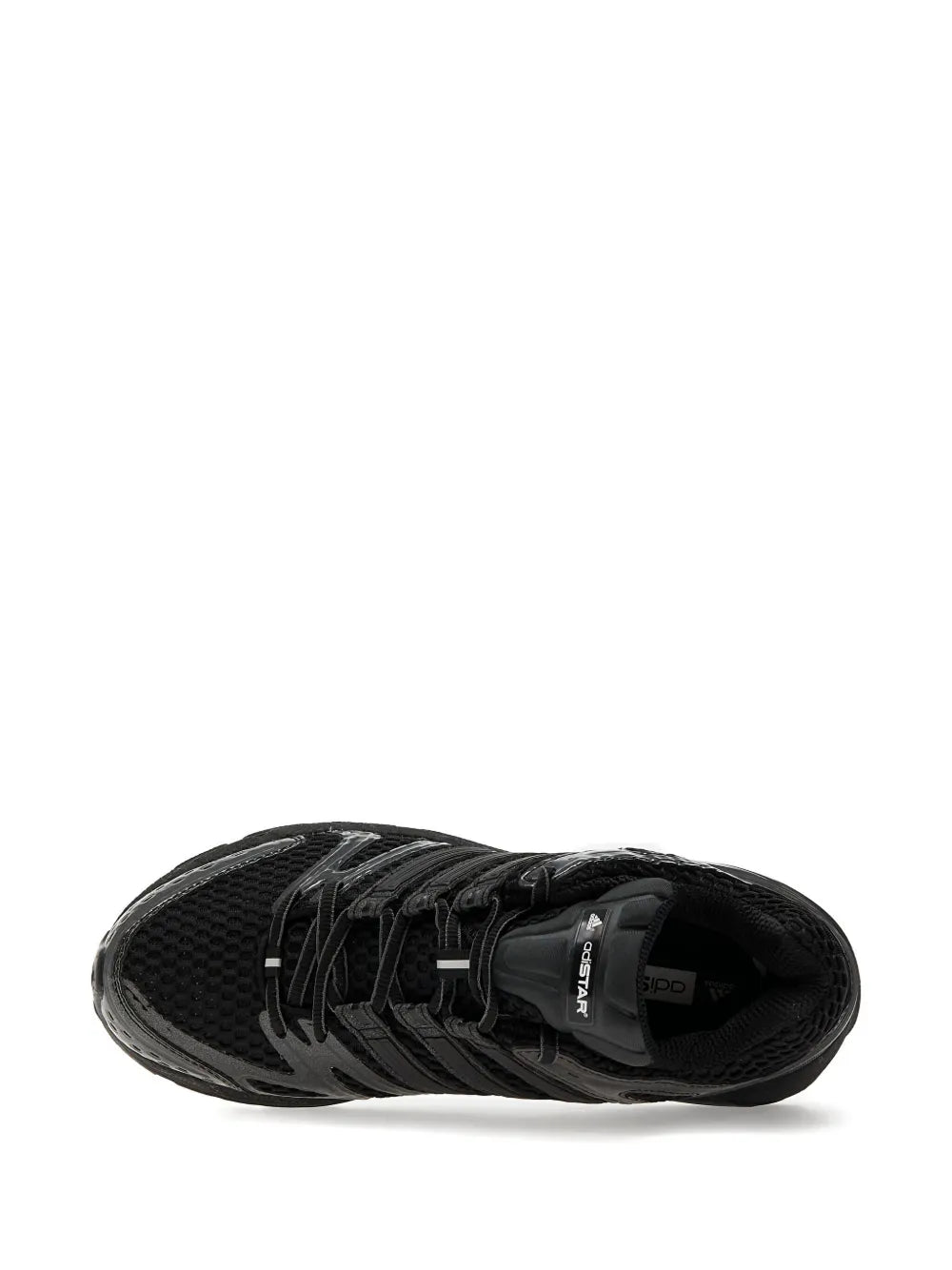 adidas Adistar Control 5 Mesh-Panel Sneakers — Black — Size US M 4.5 - US W 6 — Top View