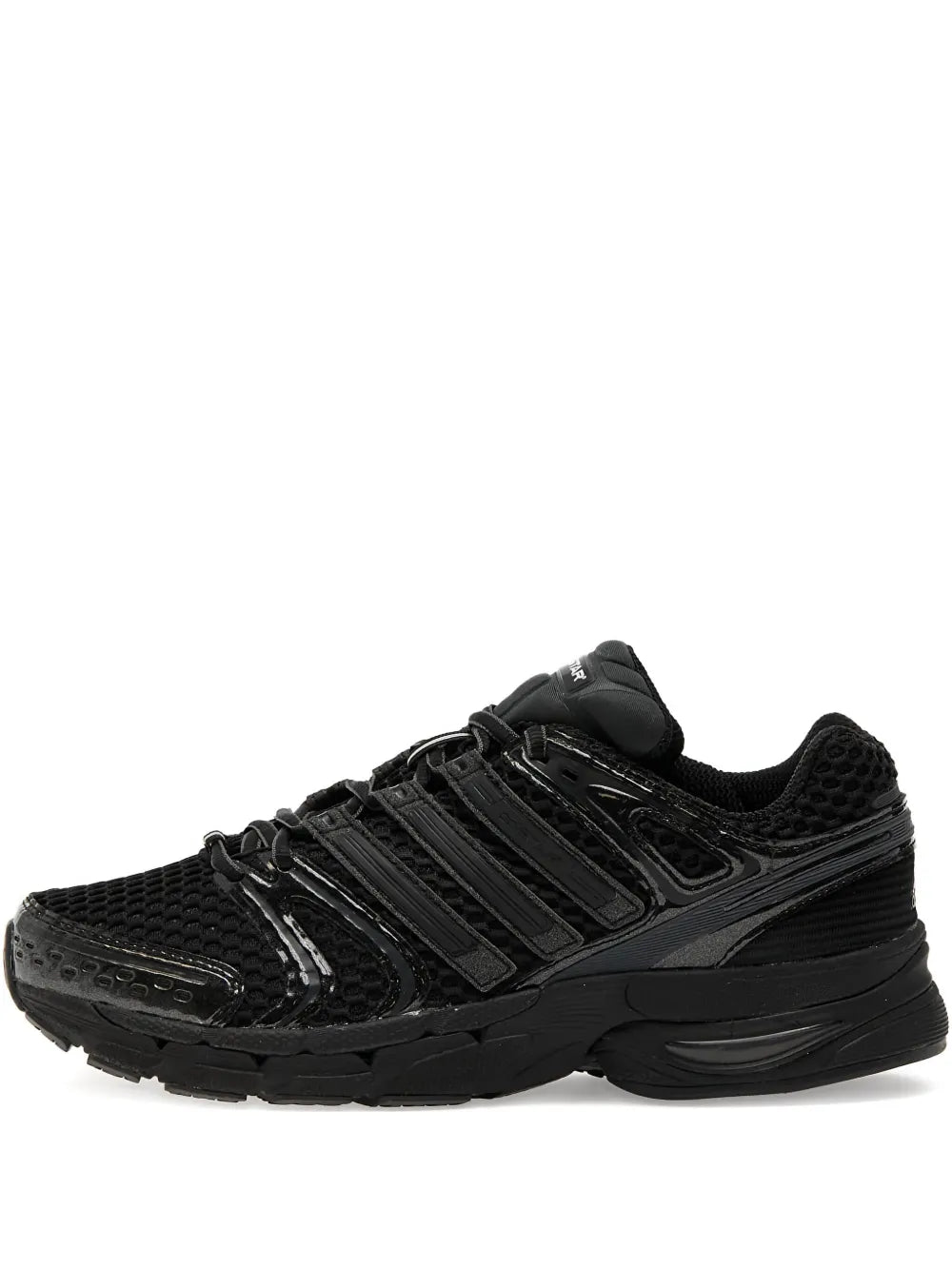 adidas Adistar Control 5 Mesh-Panel Sneakers — Black — Size US M 4.5 - US W 6 — Front View