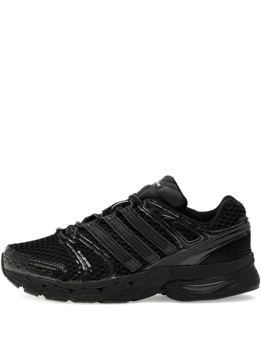 adidas Adistar Control 5 Mesh-Panel Sneakers — Black — Size US M 4.5 - US W 6 — Front View