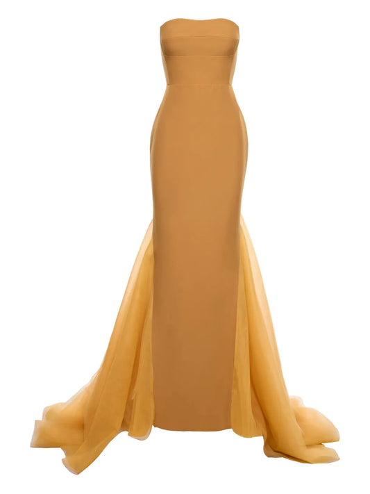 Vpm Atelier Strapless Tulle Overlay Gown — Same as shown — Size XS — Front View