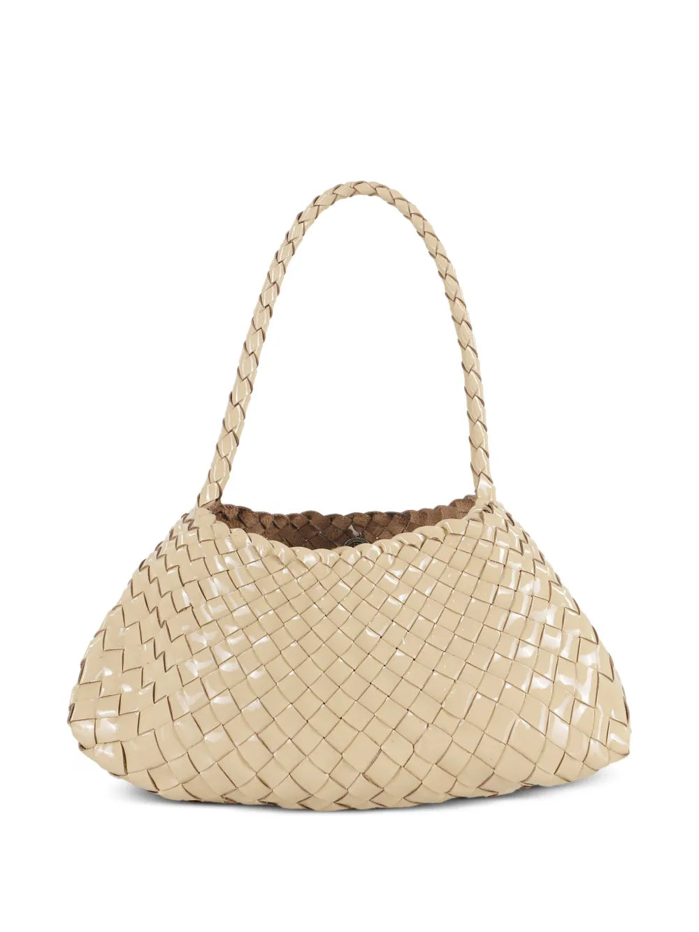Dragon Diffusion Woven Leather Shoulder Bag — Same as shown — Size One Size — Side View