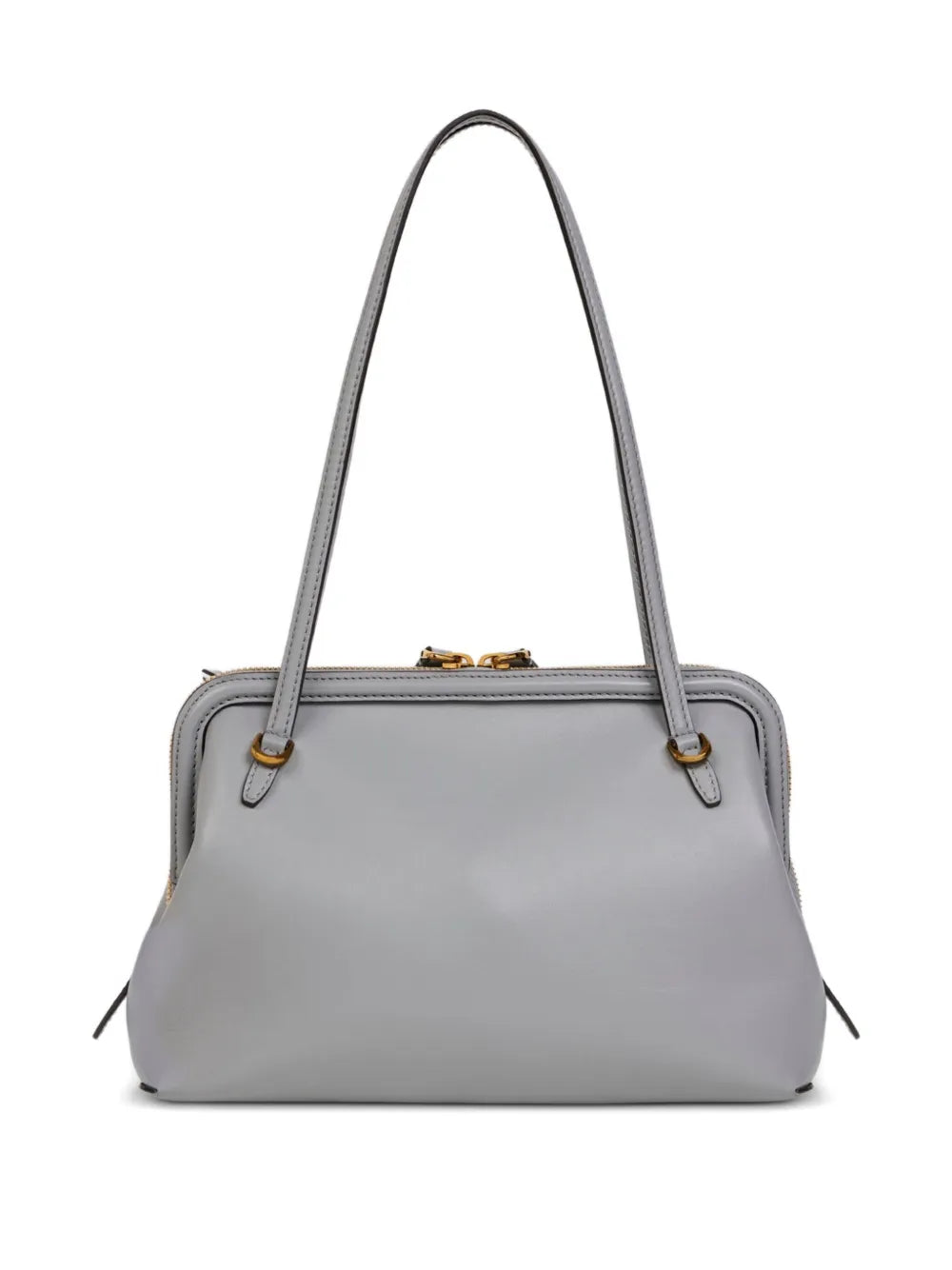 Etro Embroidered Leather Shoulder Bag — Same as shown — Size One Size — Back View