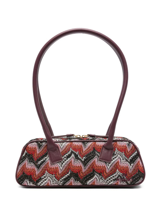 Missoni Zigzag Pattern Shoulder Bag — Same as shown — Size One Size — Front View