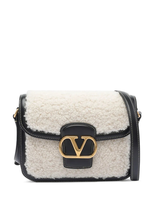 Valentino Garavani 9 To 5 Leather Shoulder Bag — Same as shown — Size One Size — Front View