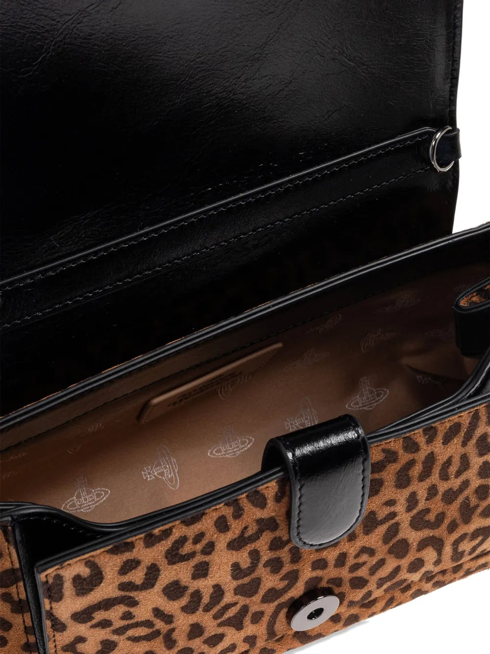 Vivienne Westwood Orb Leopard Print Shoulder Bag — Same as shown — Size One Size — Detail View