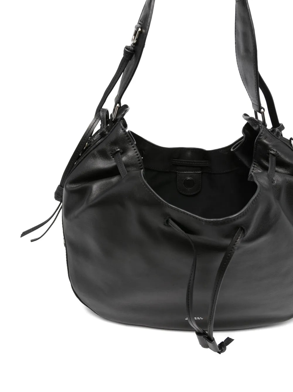 Isabel Marant Drawstring Leather Shoulder Bag — Same as shown — Size One Size — Detail View