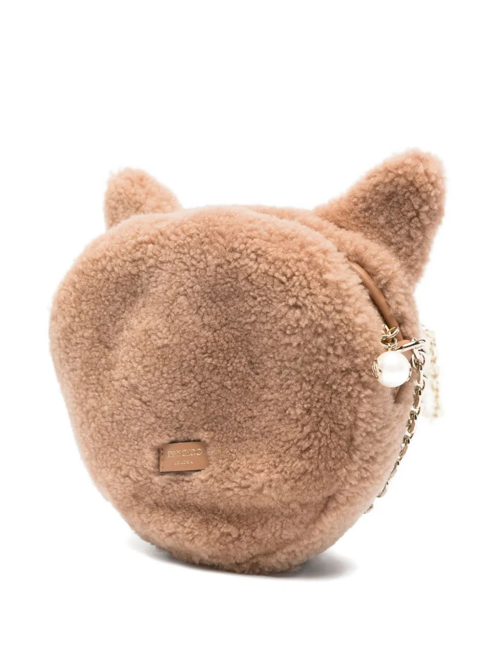 Jimmy Choo Shearling Bag — Same as shown — Size One Size — Back View