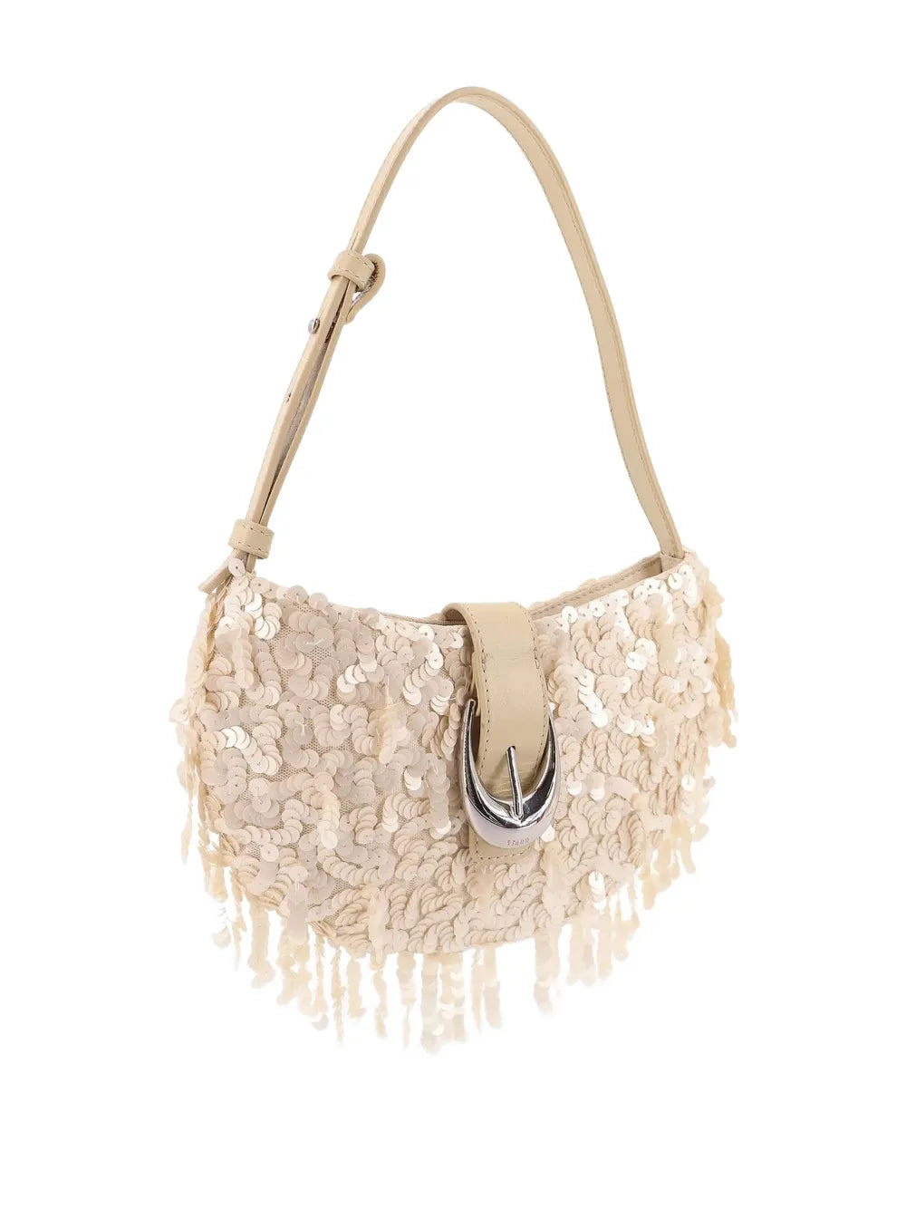 Staud Alana Sequinned Shoulder Bag — Same as shown — Size One Size — Back View