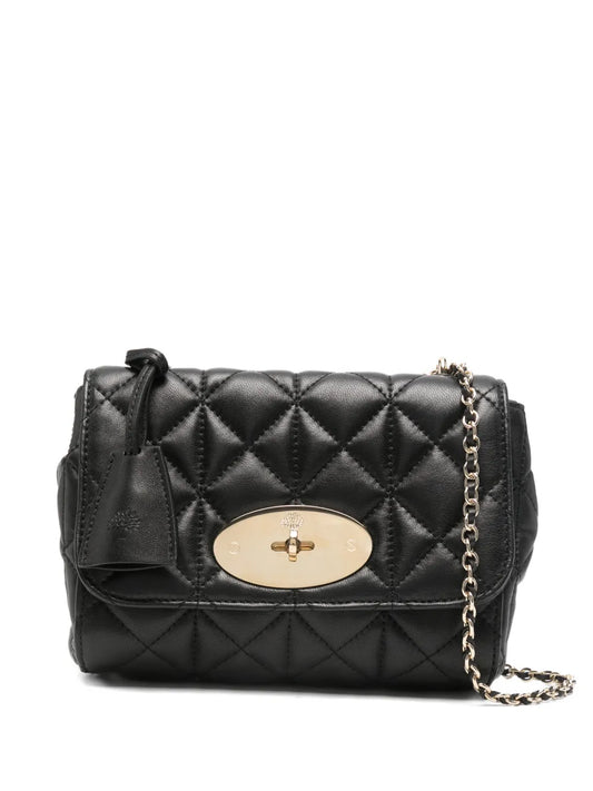 Mulberry Lily Quilted Shoulder Bag — Same as shown — Size One Size — Front View
