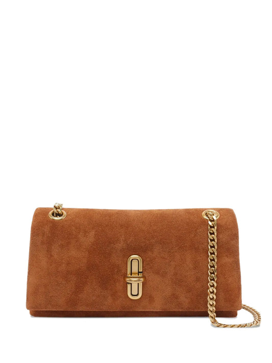 Marc Jacobs Mini The Dual Chain Suede Shoulder Bag — Same as shown — Size One Size — Front View