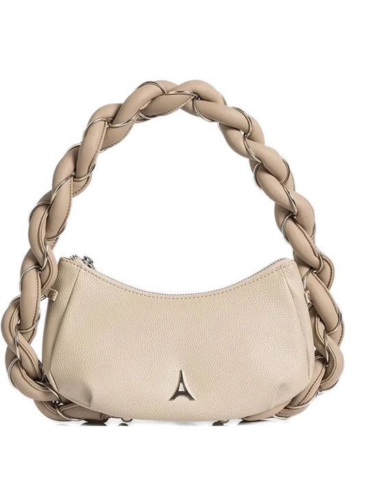Maniere De Voir Somme Plaited Rope Chain Souder Bag — Same as shown — Size One Size — Front View