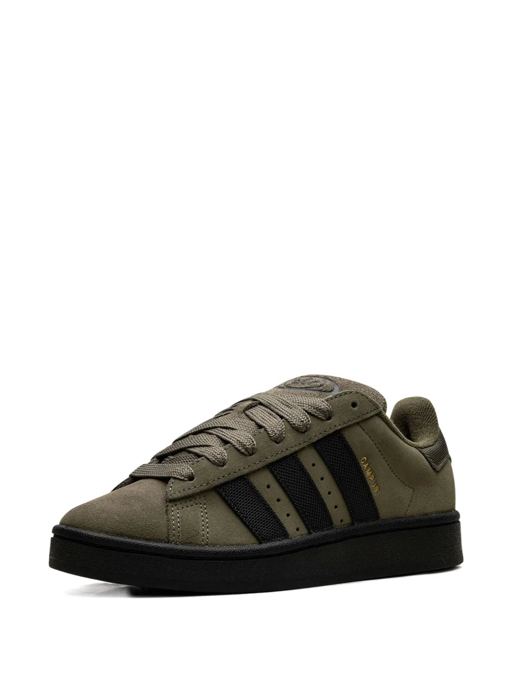adidas Campus 00S Olive Strata Sneakers — Olive Green — Size US M 9 - US W 10.5 — Top View