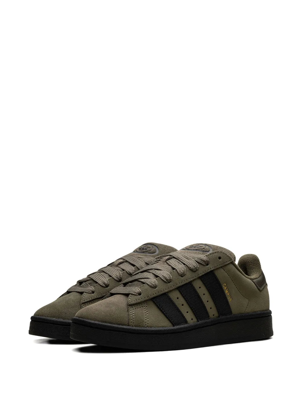 adidas Campus 00S Olive Strata Sneakers — Olive Green — Size US M 9 - US W 10.5 — Detail View