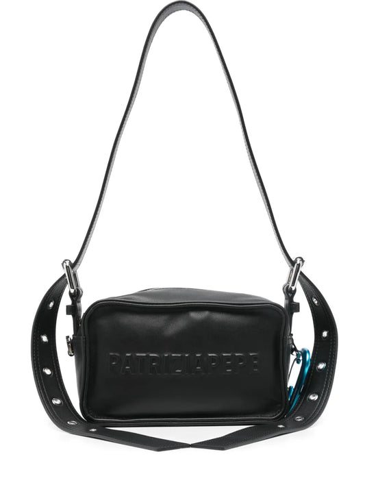 Patrizia Pepe Logo Embossed Shoulder Bag — Same as shown — Size One Size — Front View