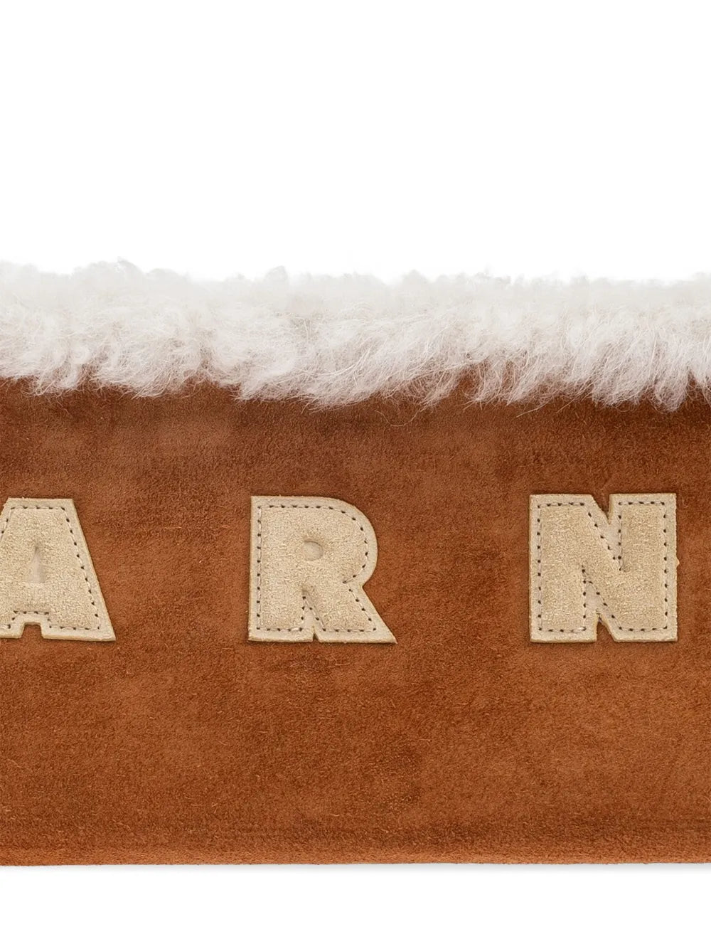 Marni Faux Shearling Applique Shoulder — Same as shown — Size One Size — Detail View