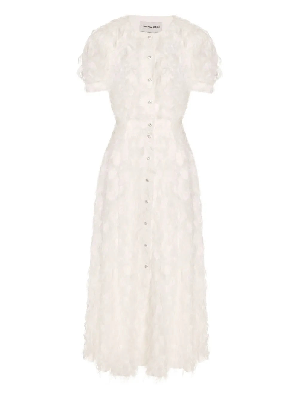 Post Meridiem Button Up Midi Dress — Same as shown — Size XS — Front View