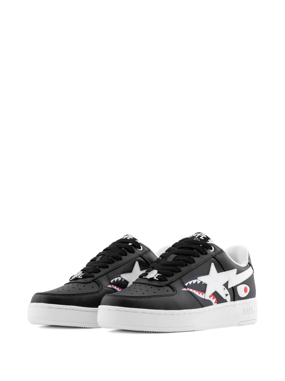 A Bathing Ape?Sta Shark #3 Sneakers — Black — Size US M 3.5 - US W 5 — Side View