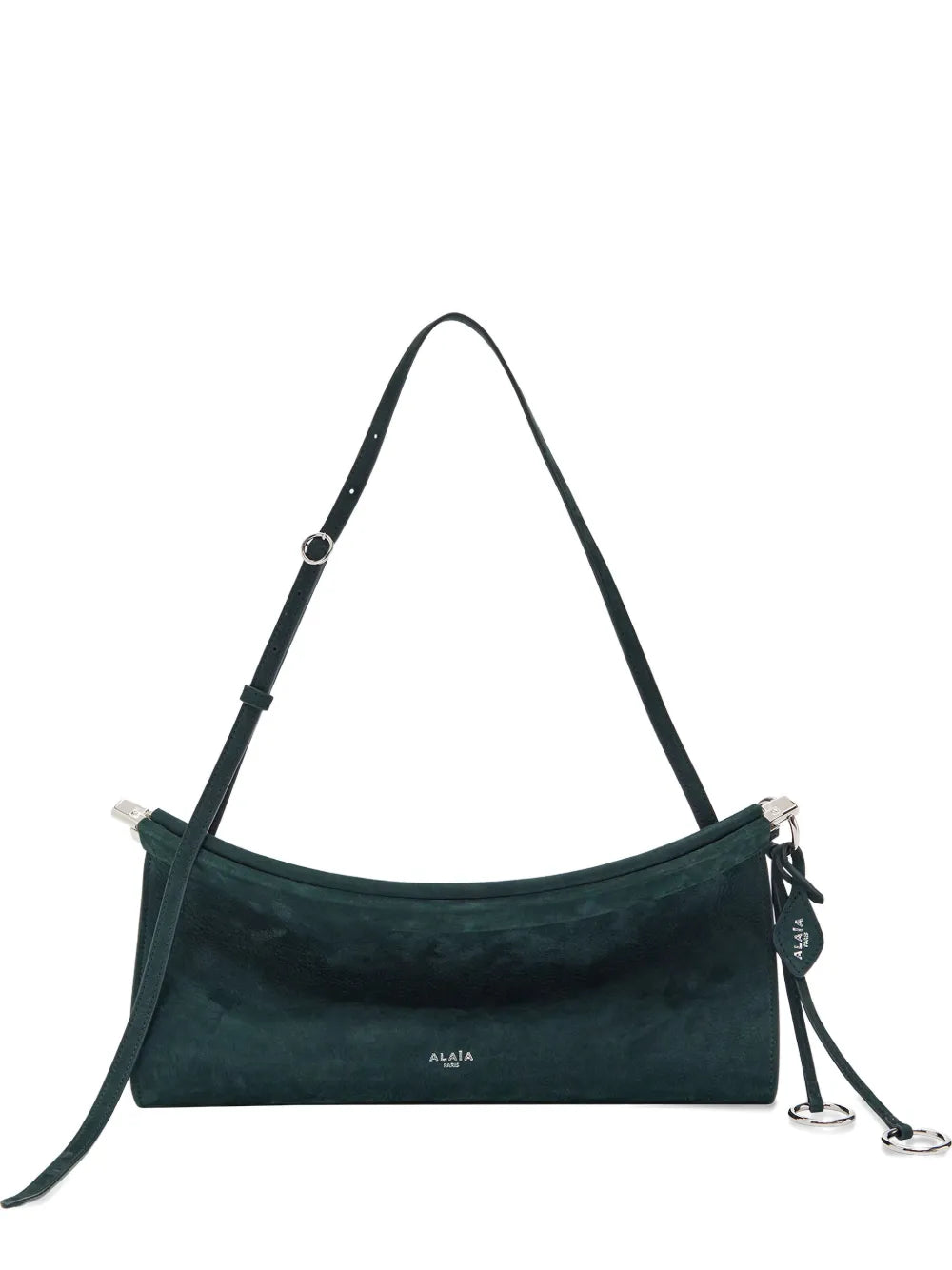 Alaia Medium Le Click Ring Charm Shoulder Bag — Same as shown — Size One Size — Front View