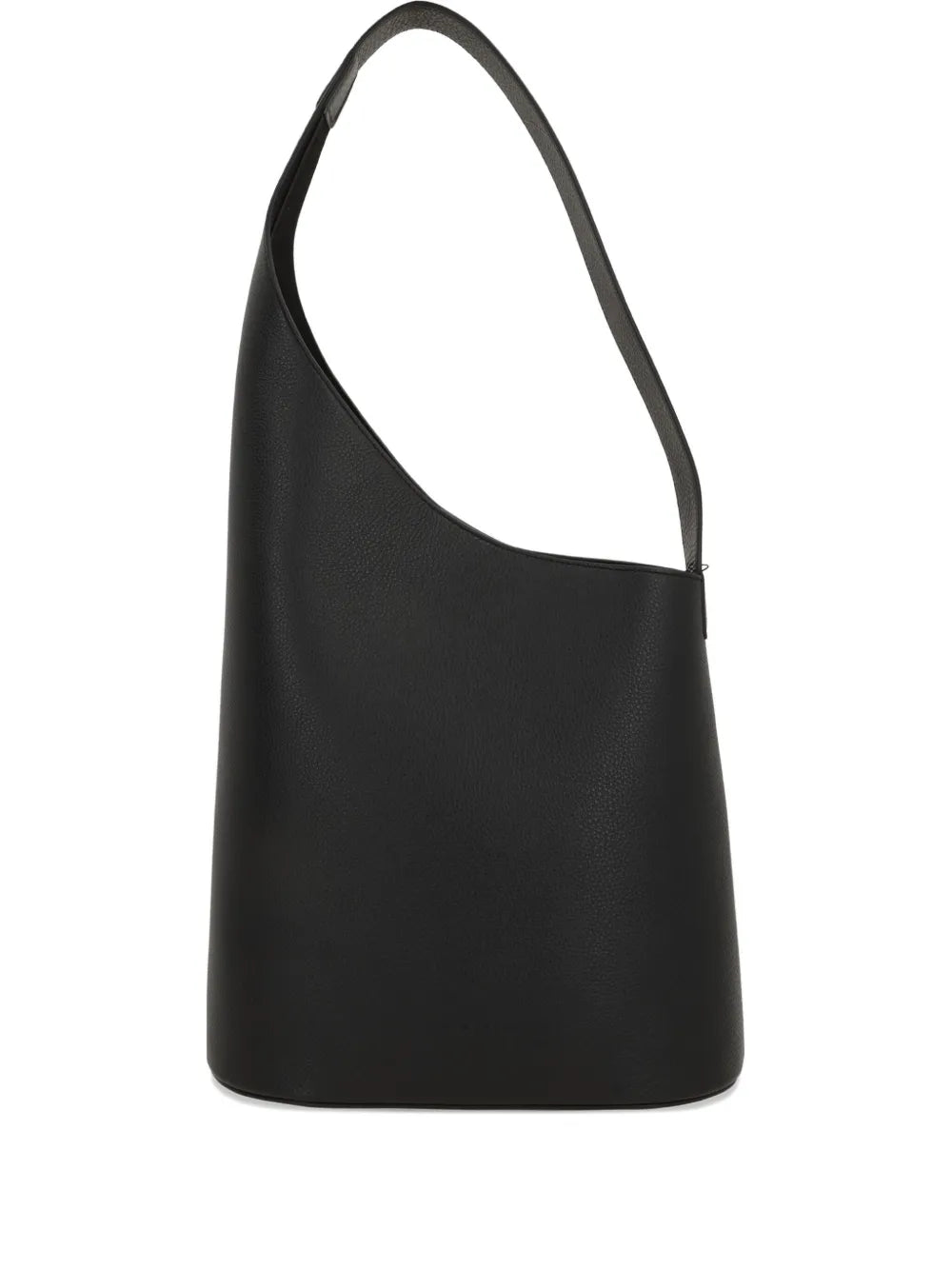 Aesther Ekme Grained Leather Shoulder Bag — Same as shown — Size One Size — Front View