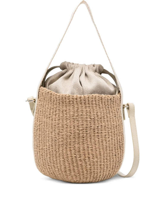Chloe Woven Top Handle Shoulder Bag — Same as shown — Size One Size — Front View