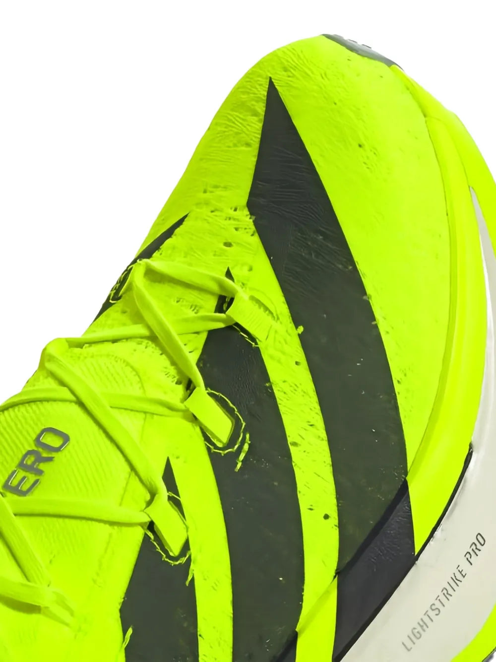 adidas Adizero Prime X3 Sneakers — Green — Size US M 7 - US W 8.5 — Top View