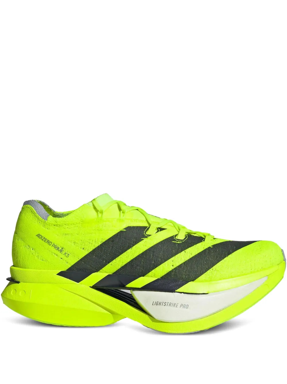 adidas Adizero Prime X3 Sneakers — Green — Size US M 7 - US W 8.5 — Front View