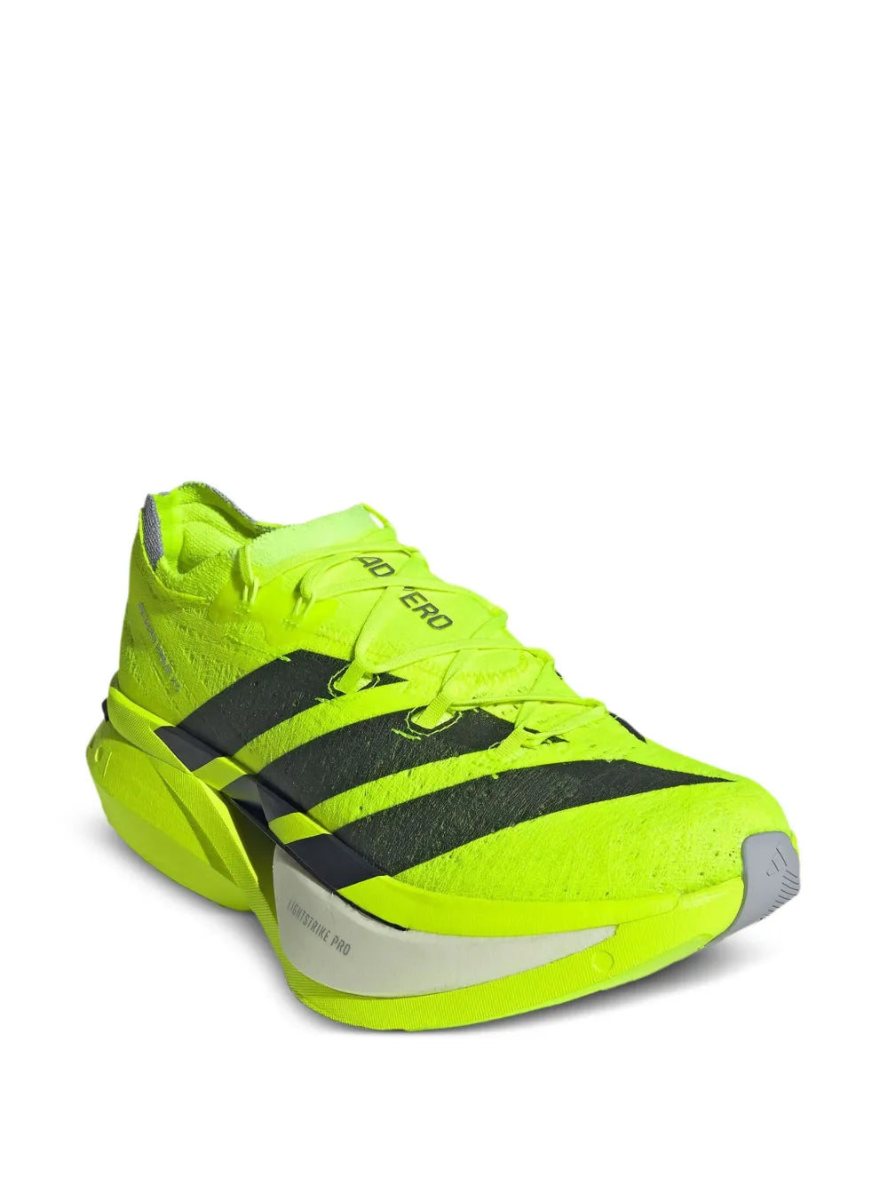 adidas Adizero Prime X3 Sneakers — Green — Size US M 7 - US W 8.5 — Side View