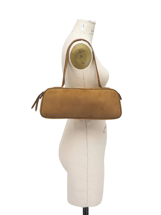 Khaite Simona Suede Shoulder Bag — Same as shown — Size One Size — Front View